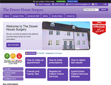 Tablet Screenshot of dowerhousesurgery.co.uk